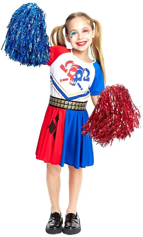 Disfraz de Animadora Harley Villana para Niña Animadoras Partilandia